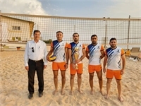 قهرمانی تیم والیبال ساحلی پتروشیمی مروارید